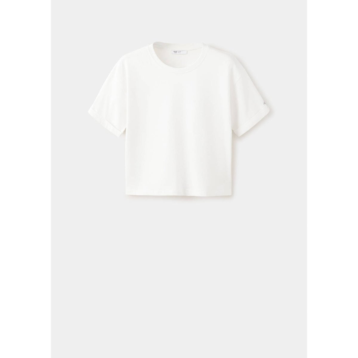 T-shirt détails étoiles blanc cassé, MANGO TEEN