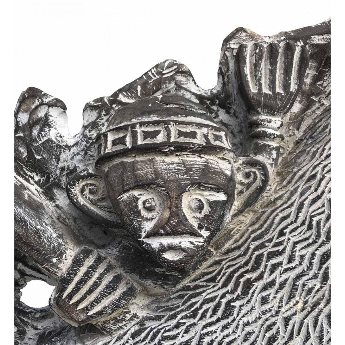 Sculpture barque marron, DECORATION D’AUTREFOIS