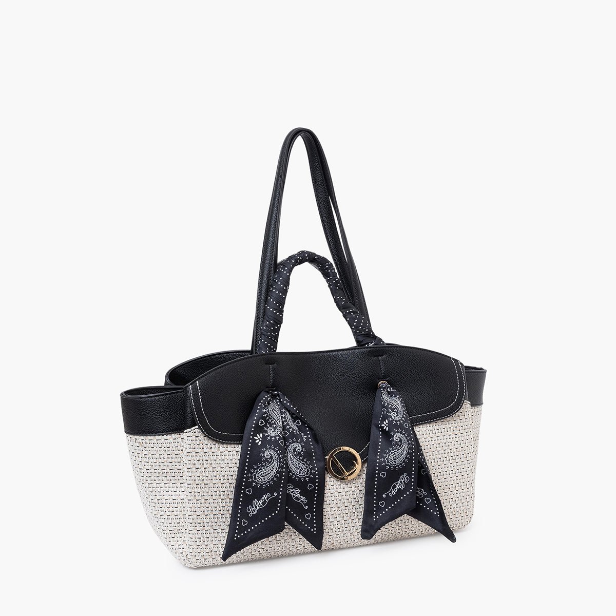 Grand sac shopper Sade noir, LOLLIPOPS