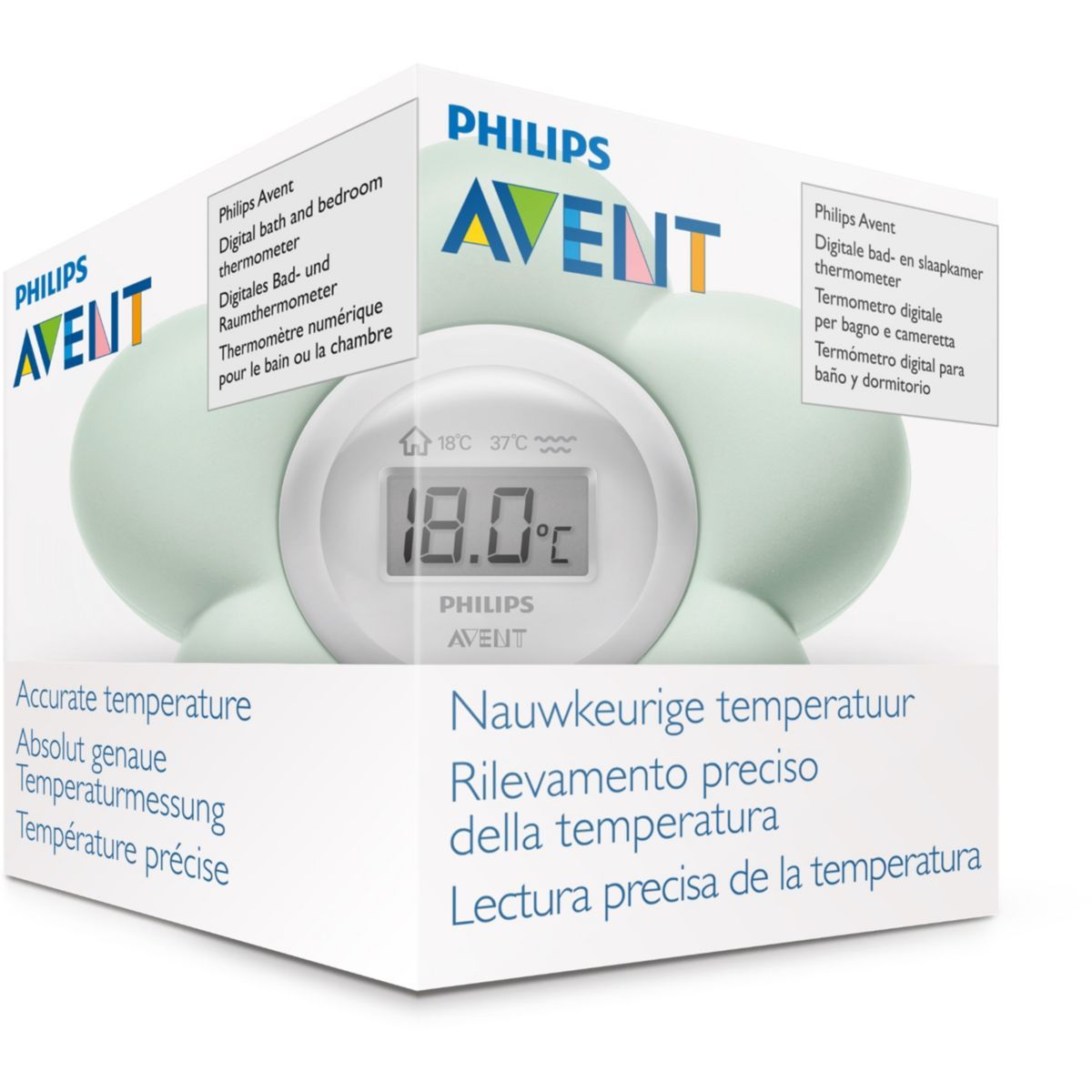 Thermomètre de bain AVENT SCH480/00 vert, PHILIPS