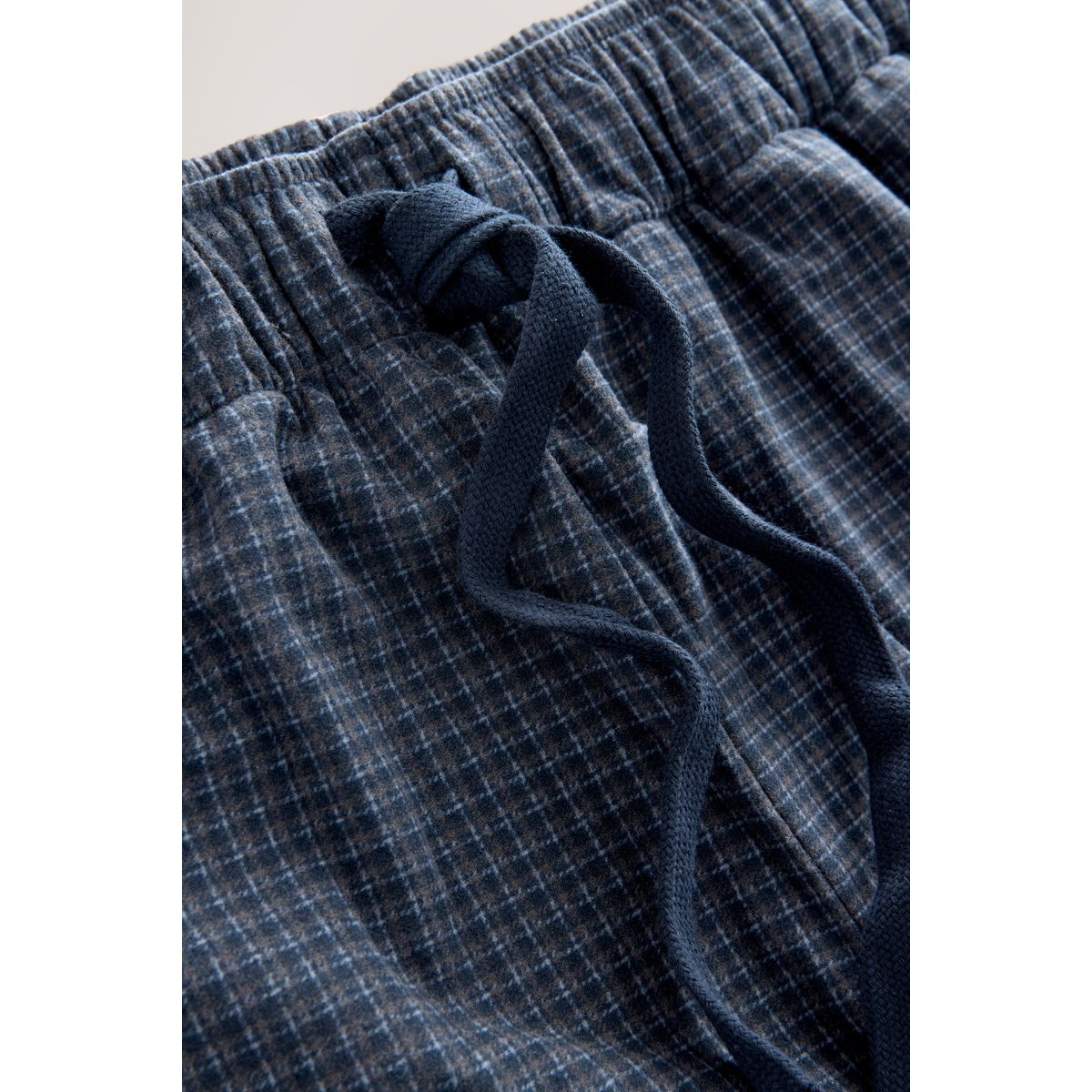 Bas de pyjama douillet aux carreaux bleu marine, NEXT
