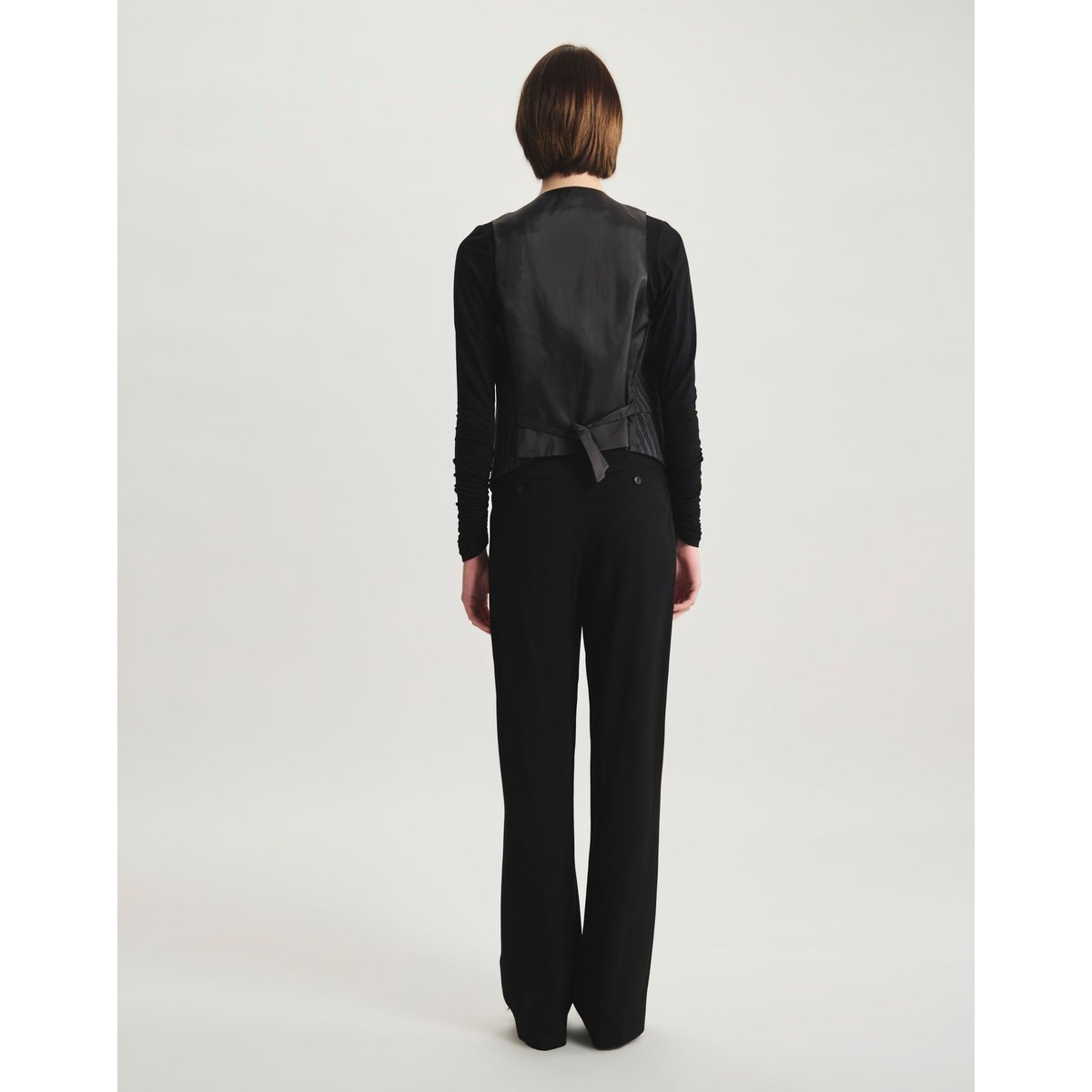 Gilet Sanite en coton gris, INES DE LA FRESSANGE PARIS