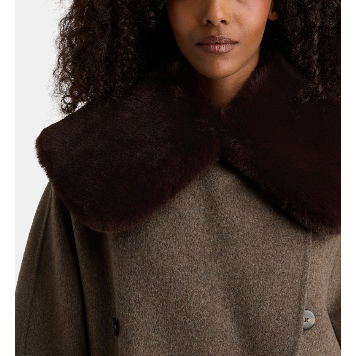 Col hariette marron chocolat, GALERIES LAFAYETTE