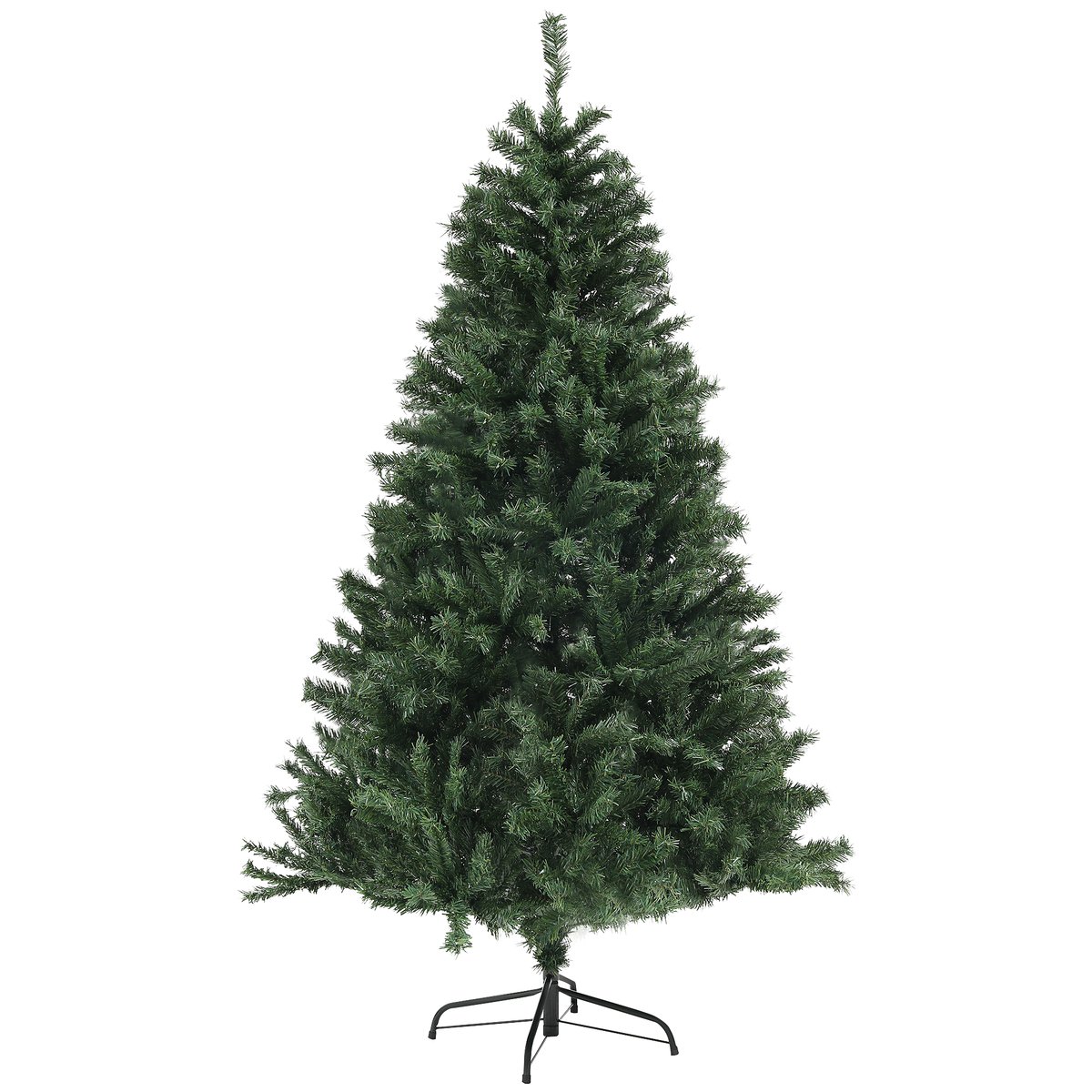 Sapin de Noël Plastique Vert vert, HOMCOM