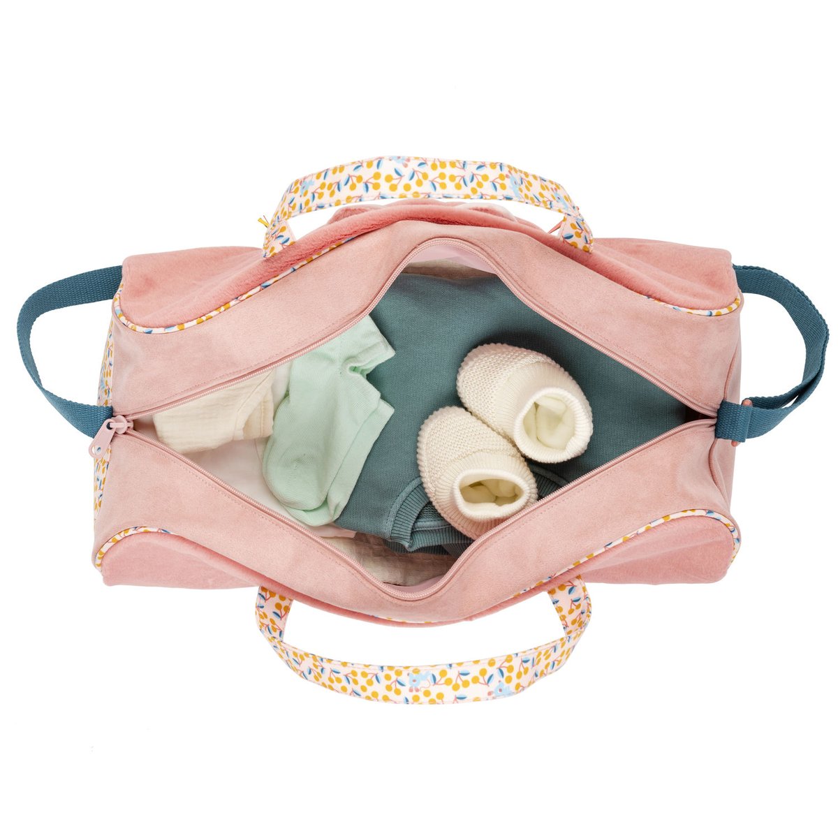 Sac week-end rose, bleu, jaune, LILLIPUTIENS