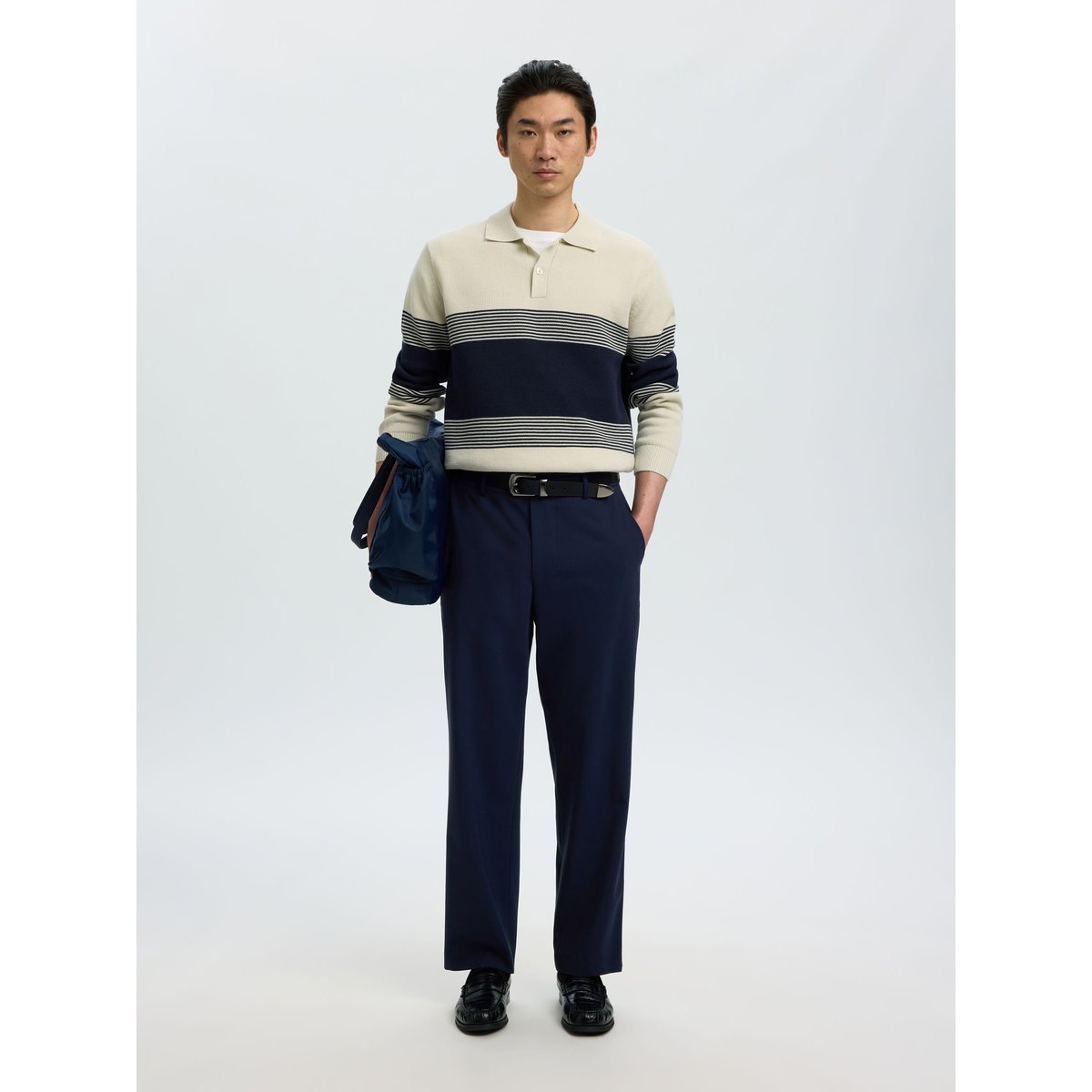 Pantalon bleu - dark navy1, SELECTED