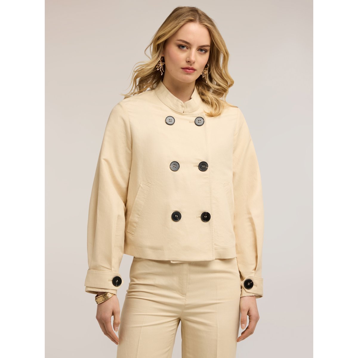 Veste croisée beige, MOTIVI
