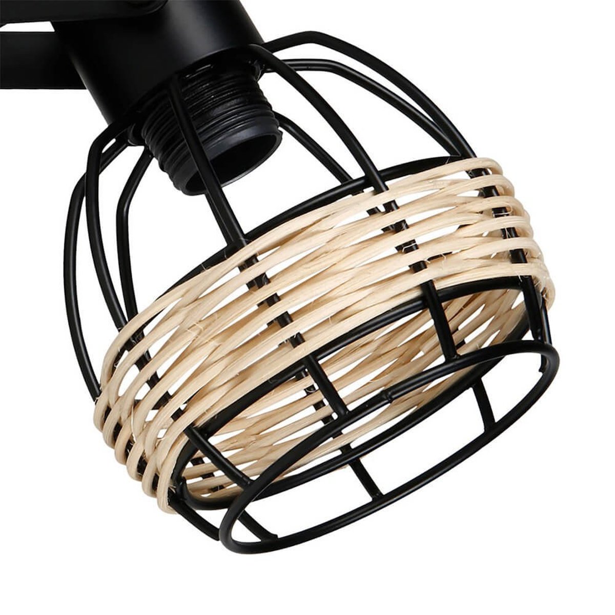 Applique Spot Orientable Cyrus noir, DECORATIE