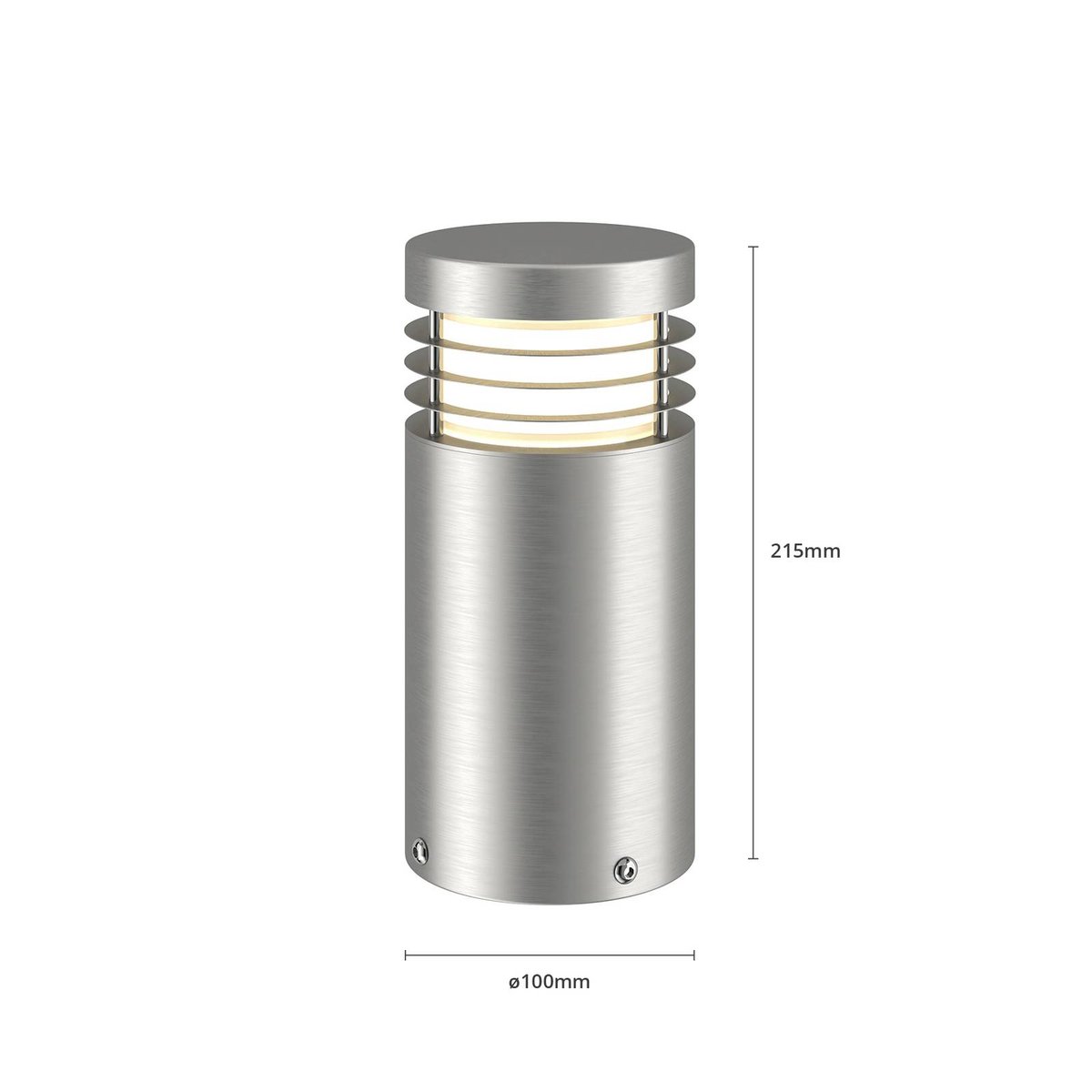 Luminaire extérieur moderne, Caramia acier inoxydable, ARCCHIO