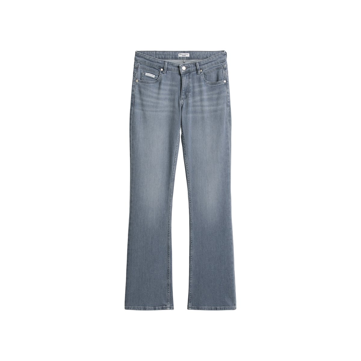 Jeans modèle Nella bootcut en coton bio stretch bleu clair, MARC O’POLO DENIM