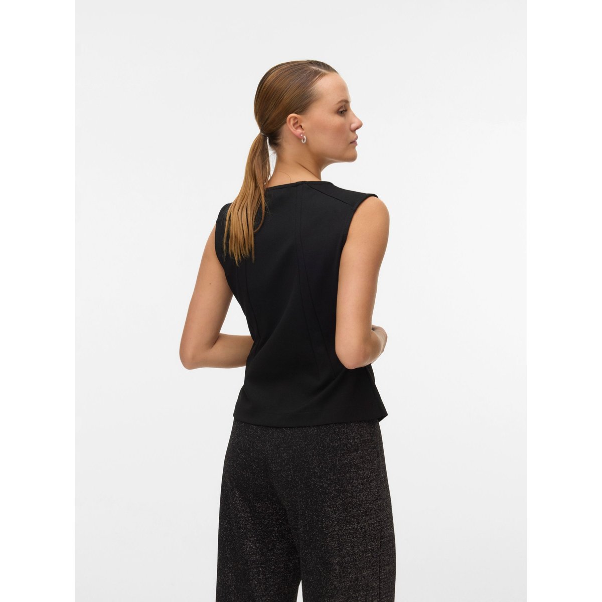 Top noire - black, VERO MODA