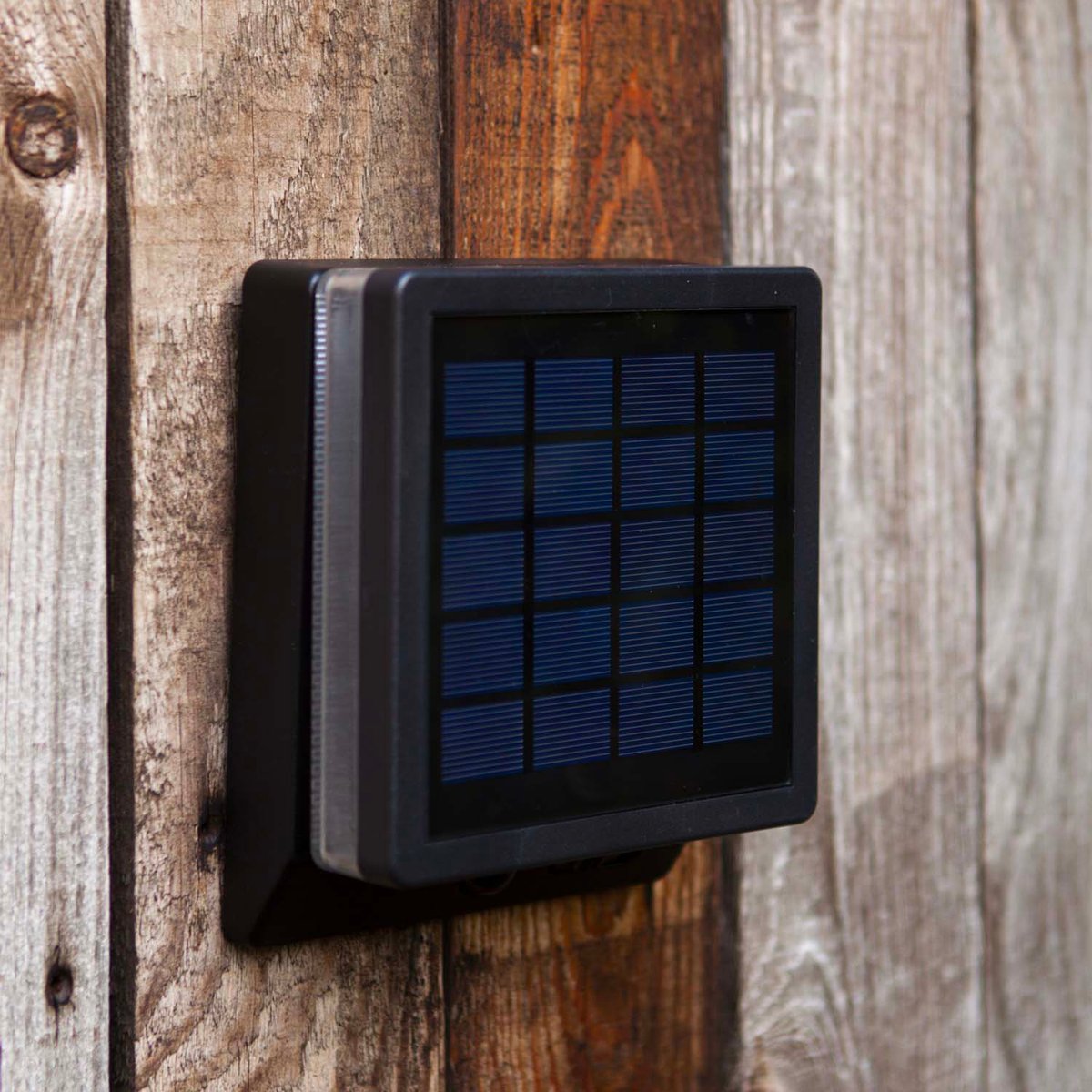 Applique murale solaire MOZE SOLAR matt black, LUMISKY