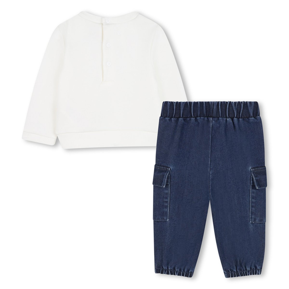 Ensemble sweat et pantalon blanc bleu, MICHAEL KORS