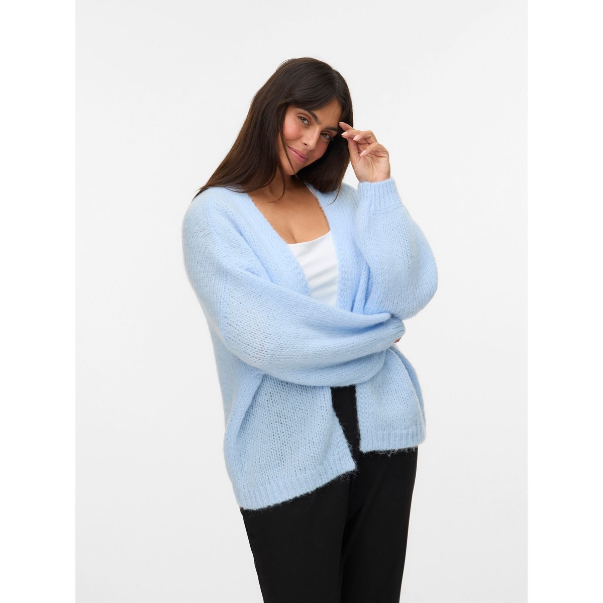 Cardigan cashmere blue, VERO MODA