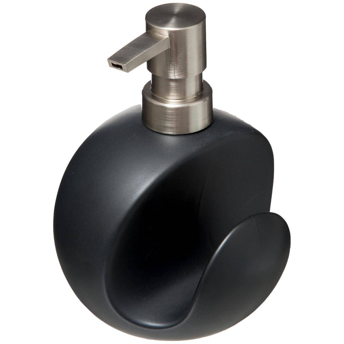 Distributeur savon avec éponge 400ml BLACK EDITION noir, 5FIVE SIMPLY SMART