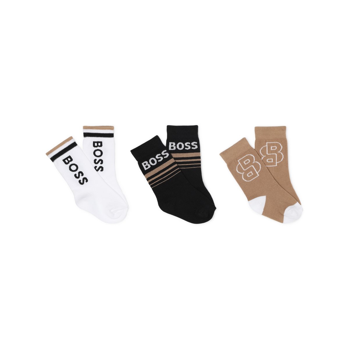Pack de 2 paires de chaussettes black, BOSS KIDSWEAR