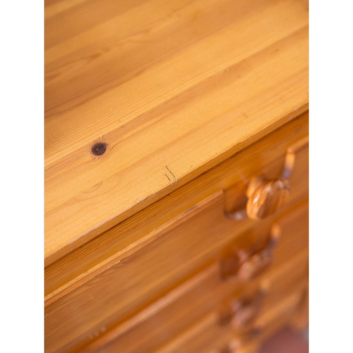 Commode en sapin Garance N°740 - Bon état bois clair, DEBONGOUT