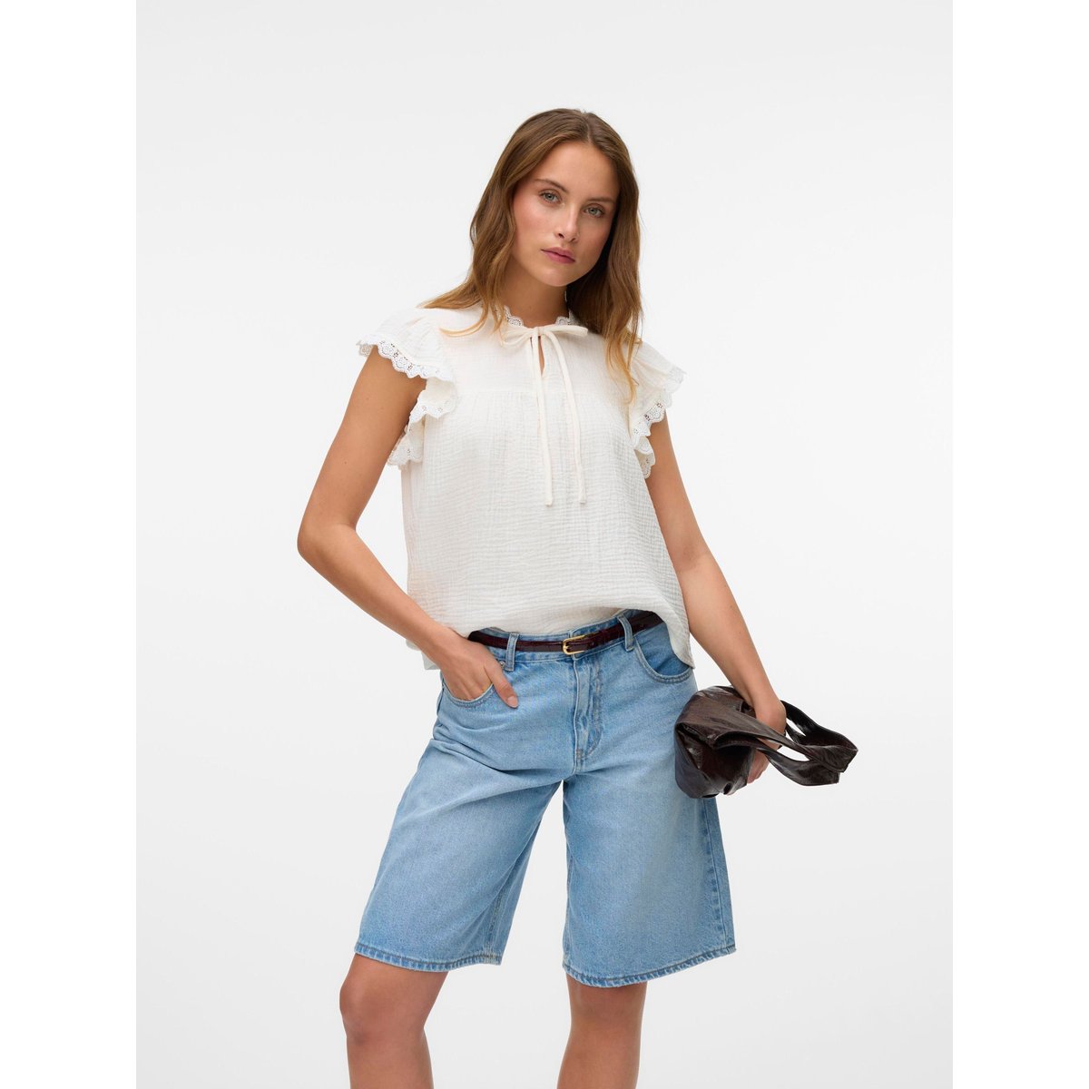 Top snow white, VERO MODA