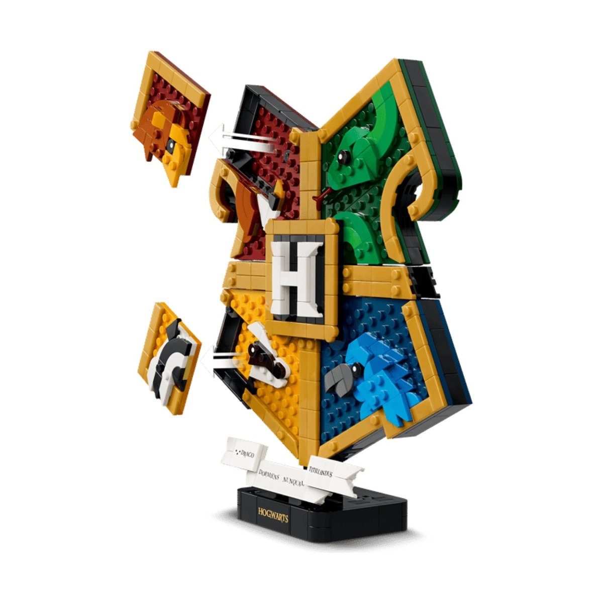 Le blason des maisons de Poudlard multicolore, LEGO
