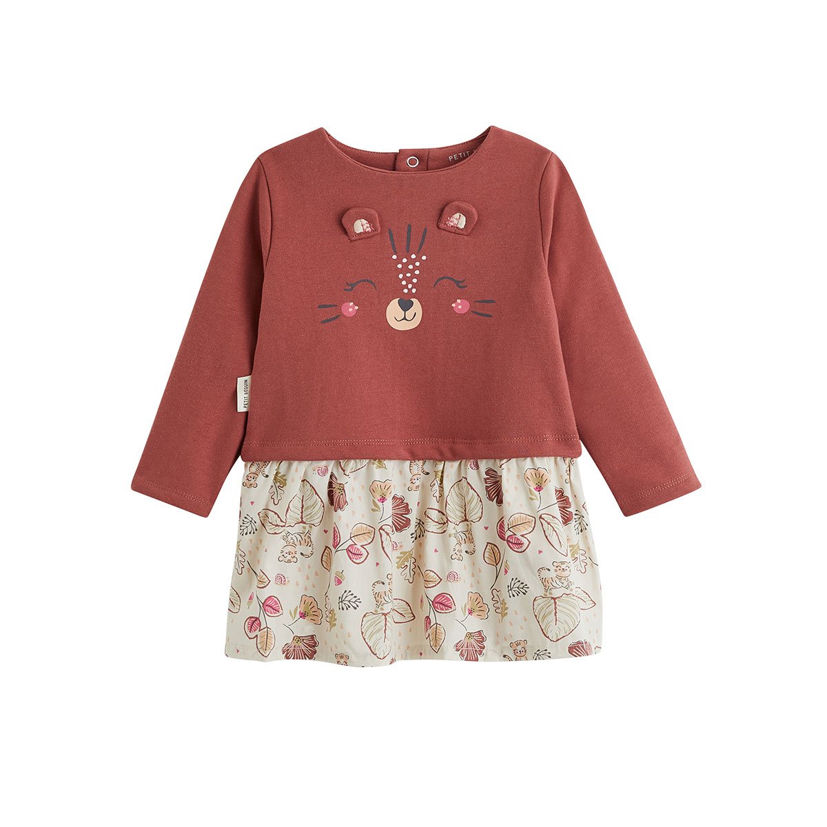 Robe bébé Léa rose, PETIT BEGUIN