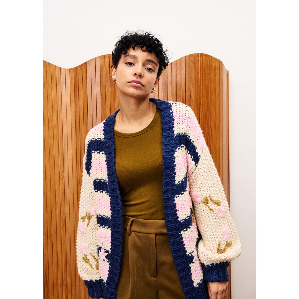 Cardigan DAHLIA rose, FRNCH