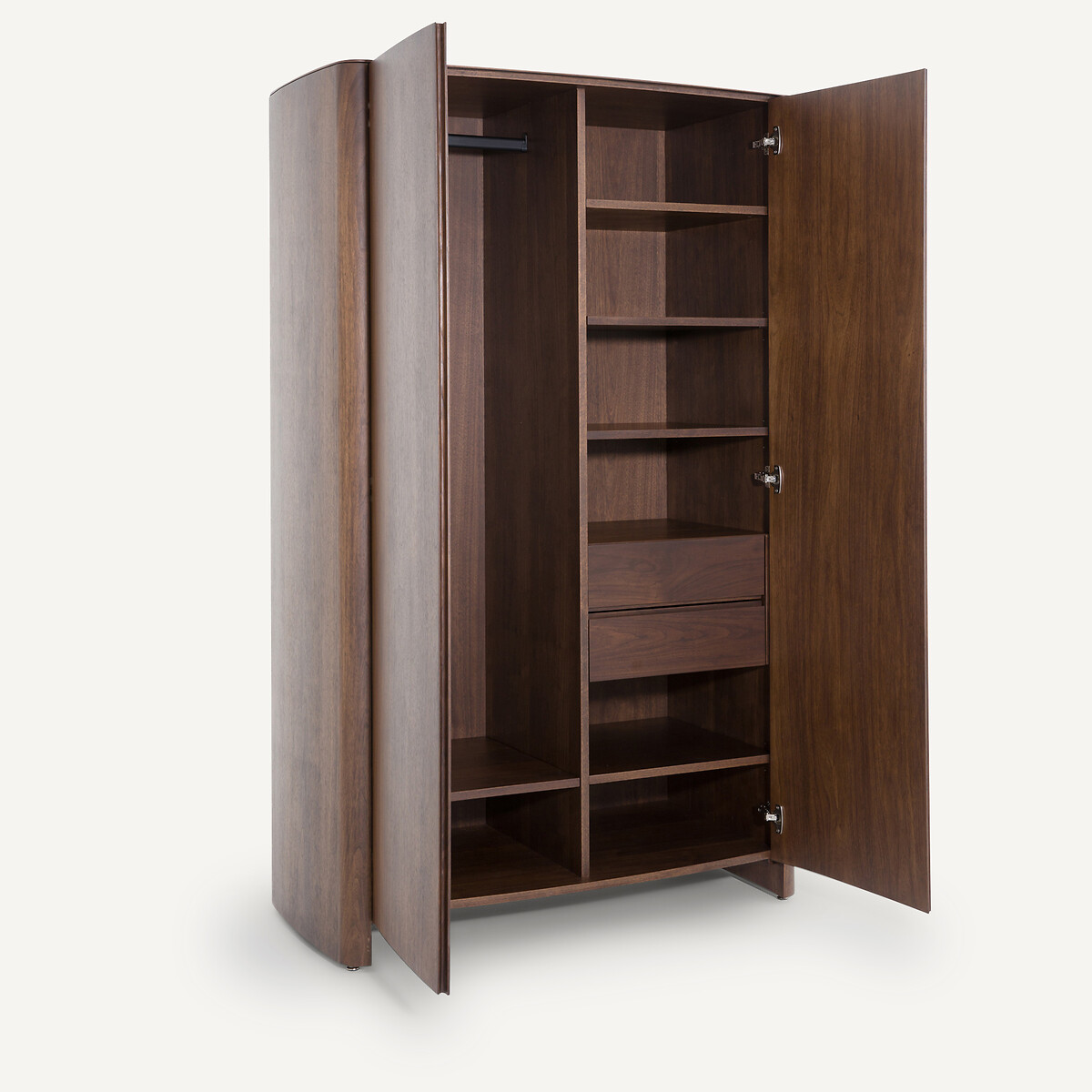 Armoire en plaqué noyer, Willow teinté coloris noyer, AM.PM