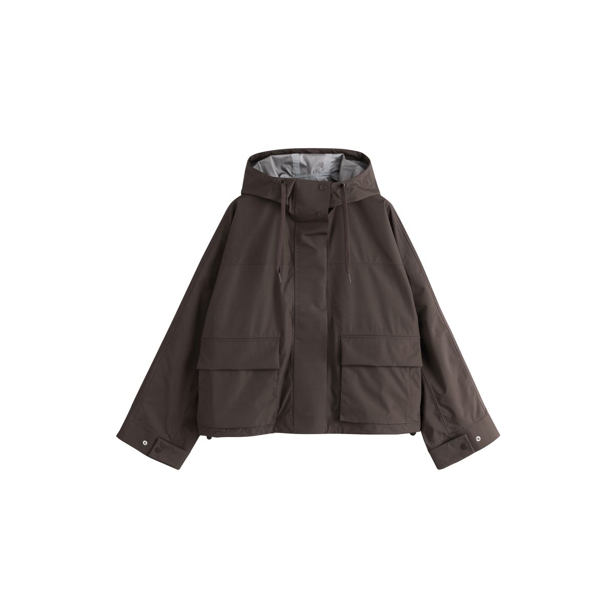 Imperméable à fermeture aimantée marron chocolat, NEXT