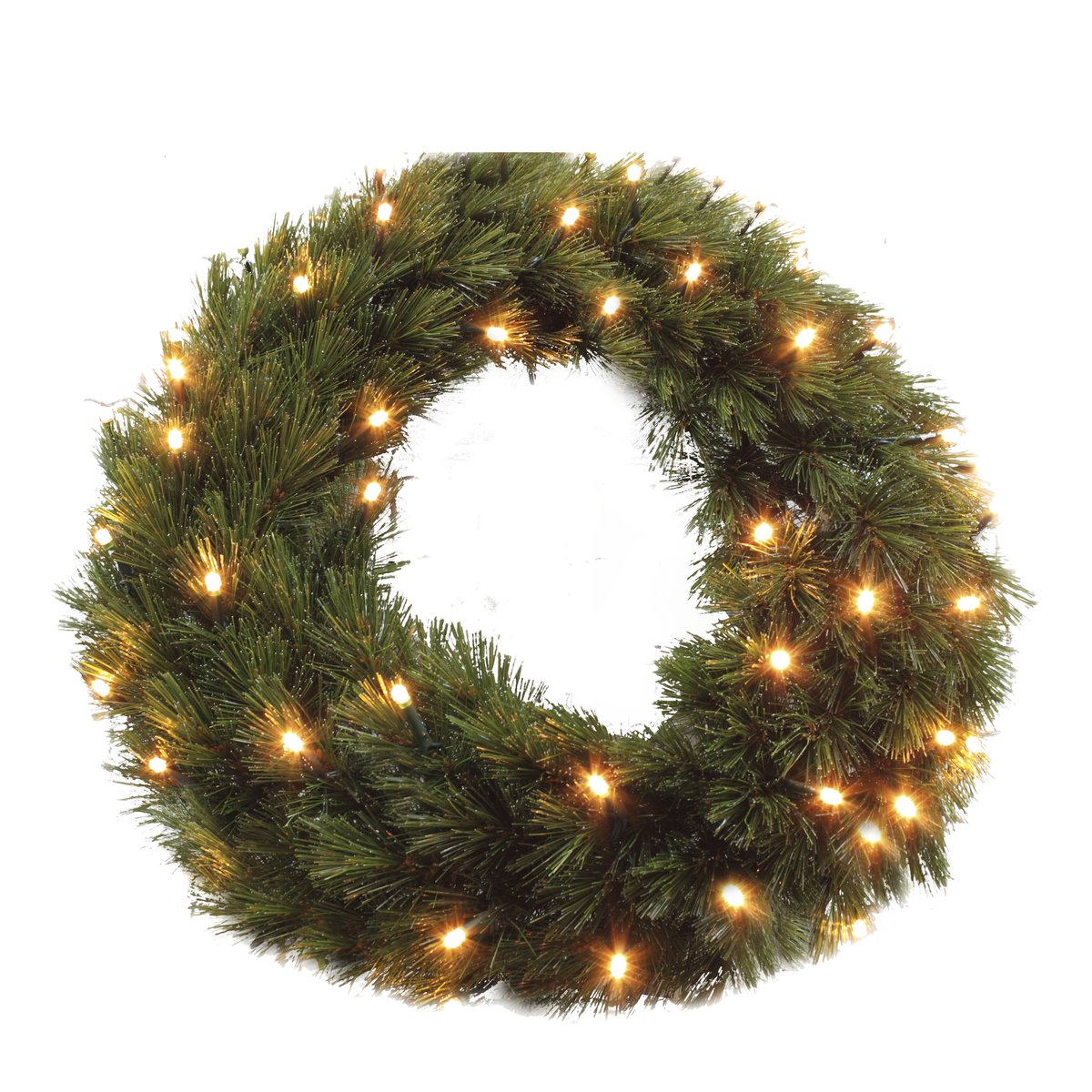 Couronne de Noël avec LED FOREST FROSTED vert, TRIUMPH TREE