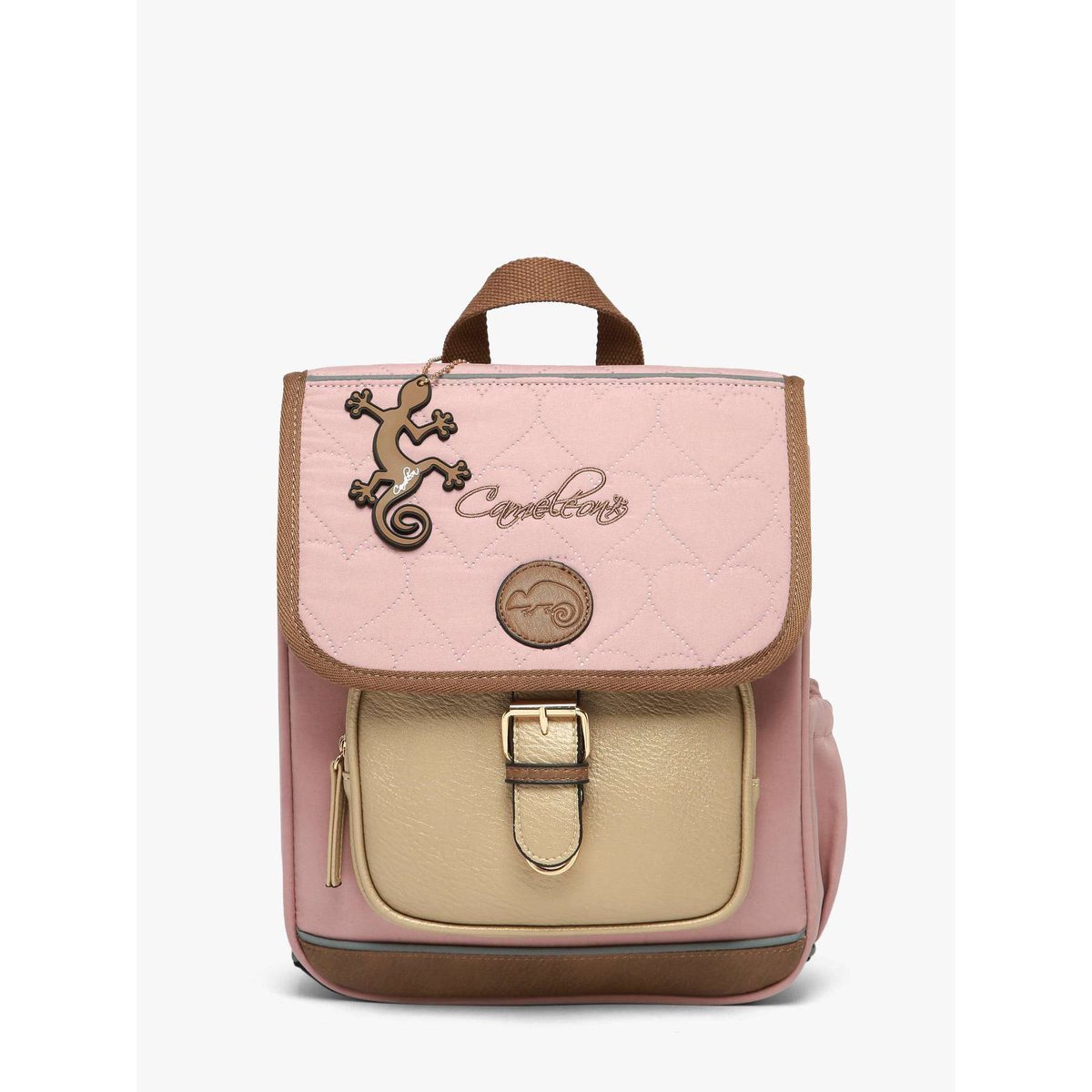 Sac à dos 1 compartiment cozy heart, CAMELEON