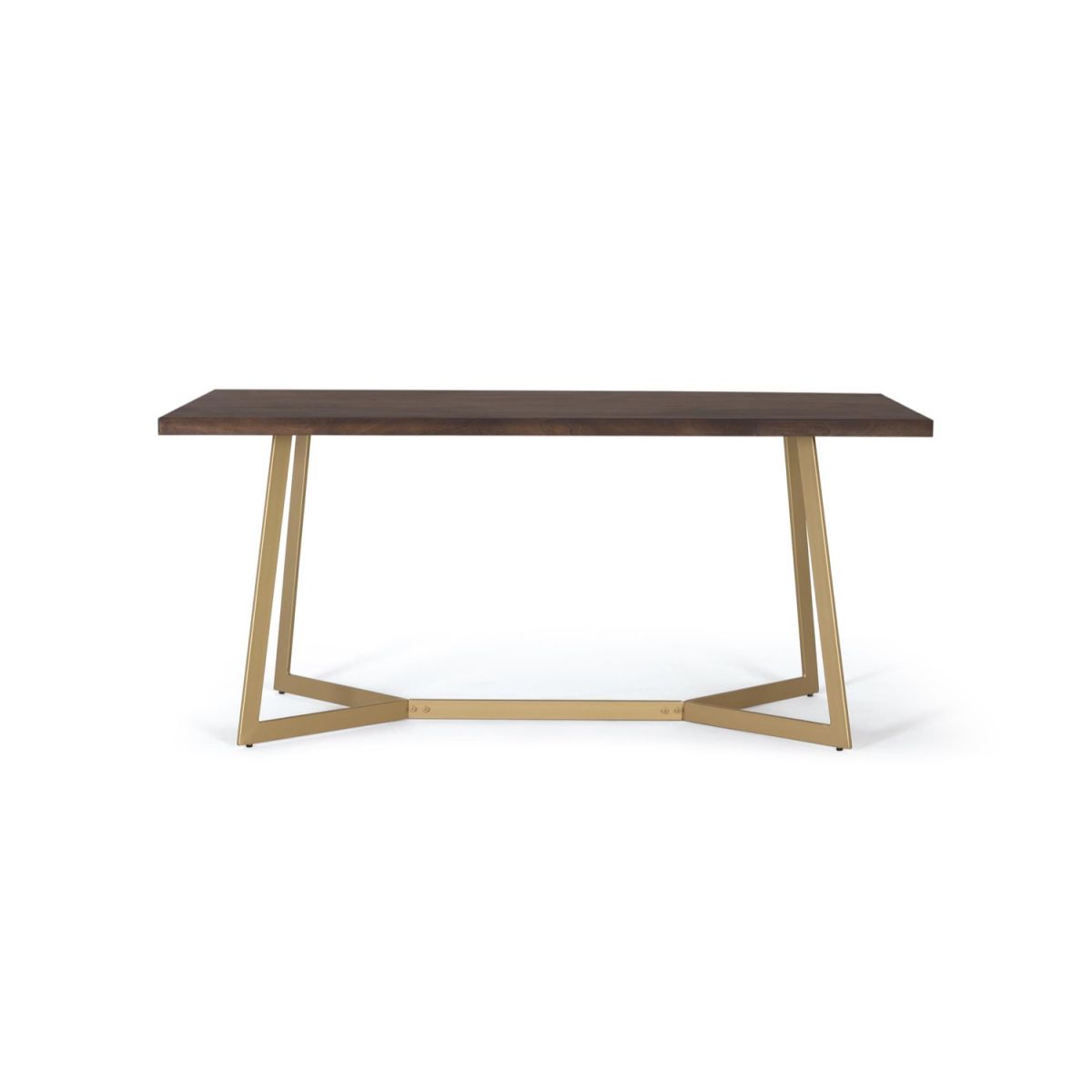 Table à manger Bois Marron - KARIANNE marron, DECORATION D’AUTREFOIS