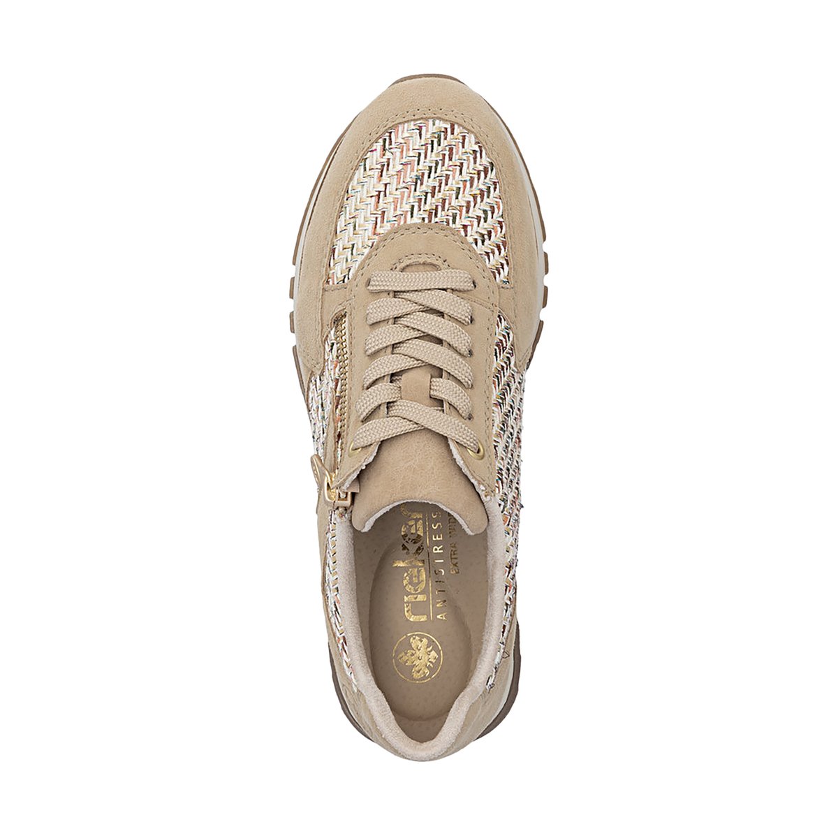 Basket Basse Cuir Rieker Rock beige, LES TROPEZIENNES PAR M.BELARBI