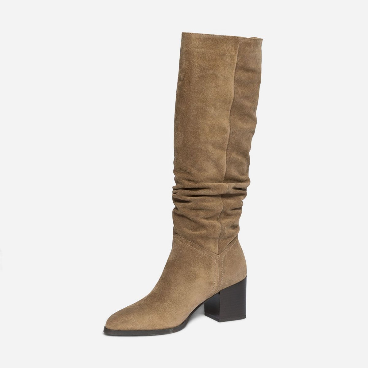 Botte À Talon en cuir RASABEN taupe, ERAM