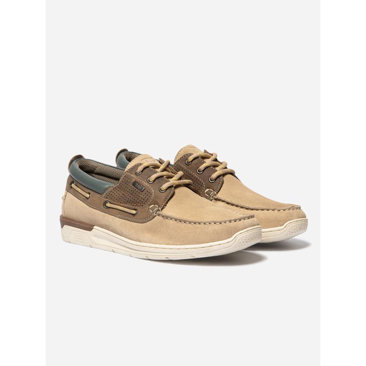 Chaussures bateau MATBOAT sable / cognac, TBS