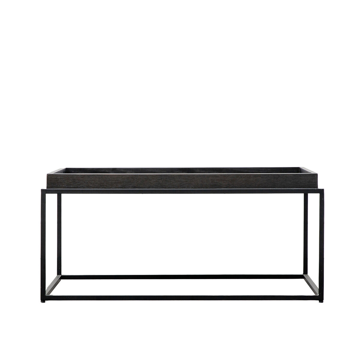 Sirsa Industrial Tray Coffee Table black, SO'HOME