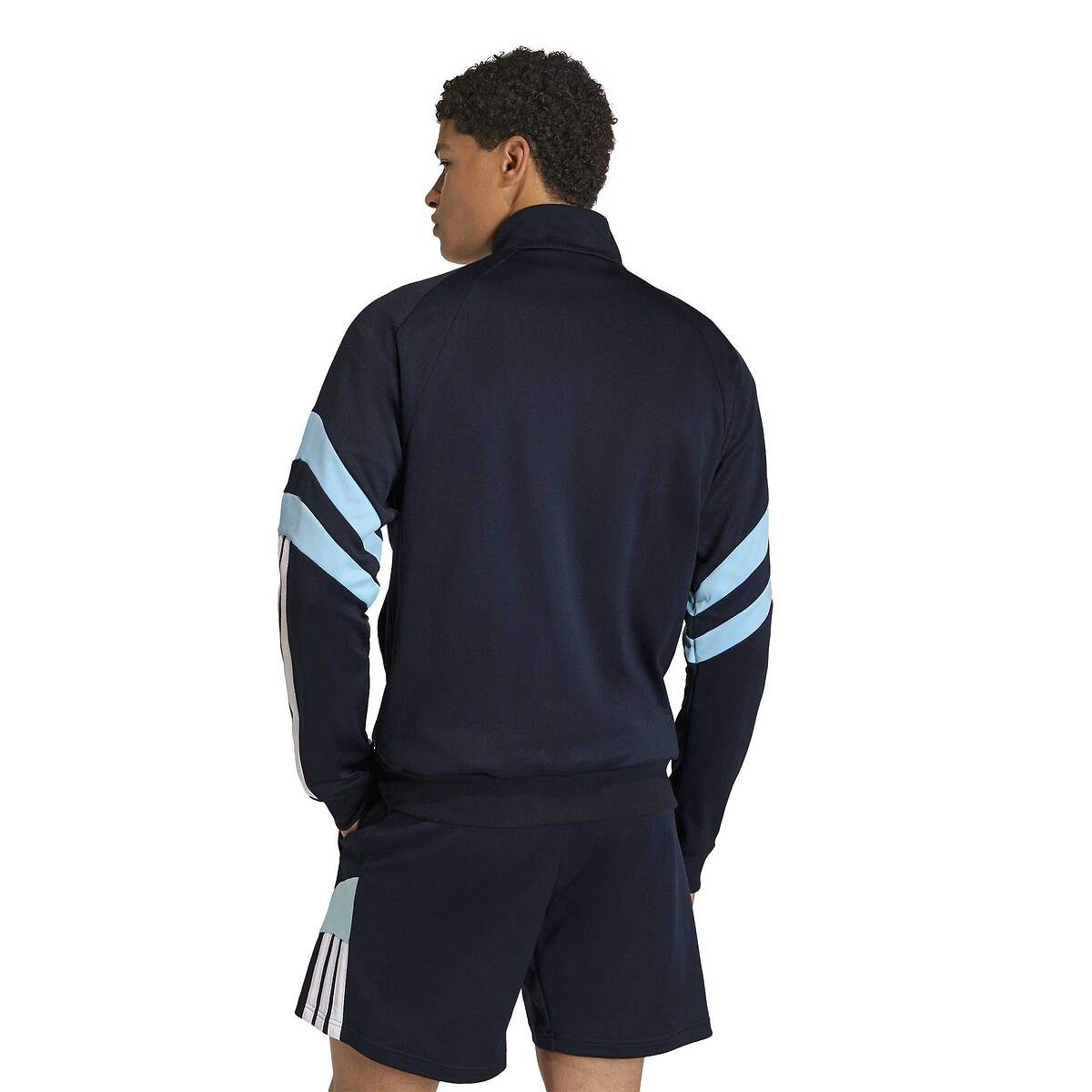 Veste de survêtement HOUSE OF TIRO bleu nuit, ADIDAS SPORTSWEAR