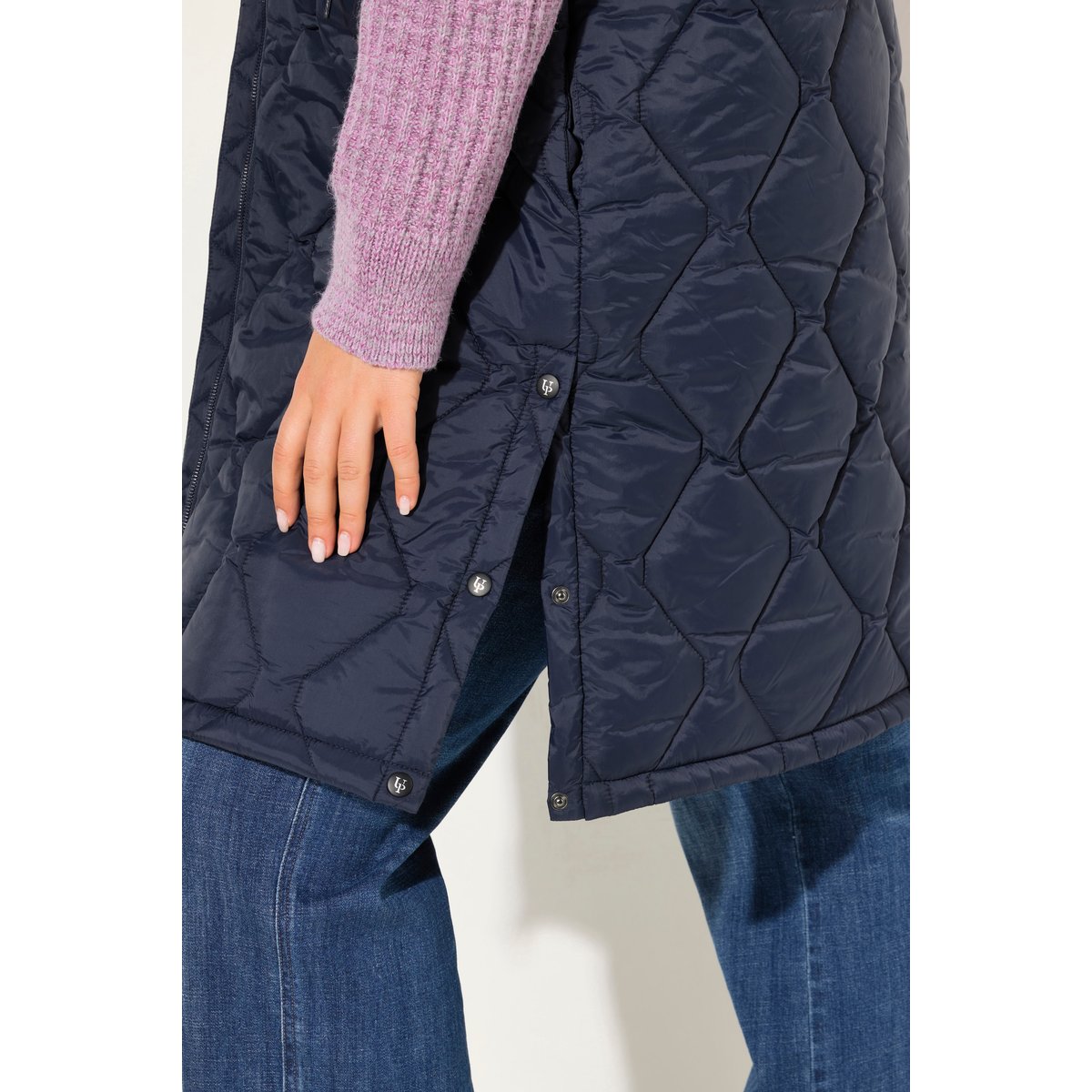 Gilet matelassé HYPRAR à capuche marine, ULLA POPKEN