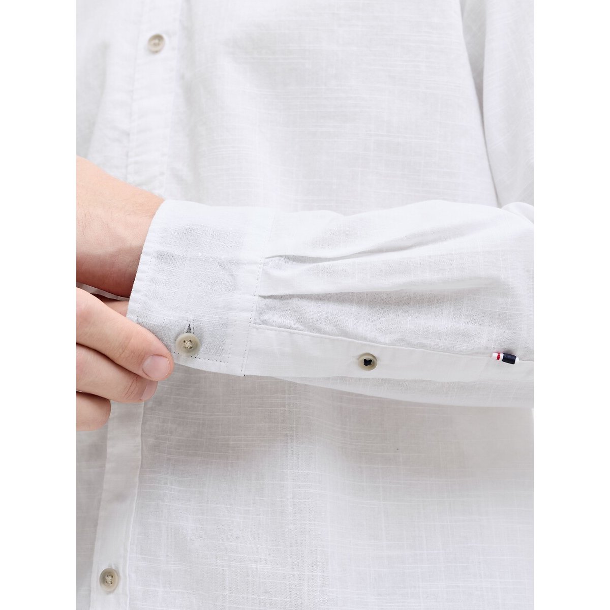 Long Sleeve Shirt white, JACK & JONES