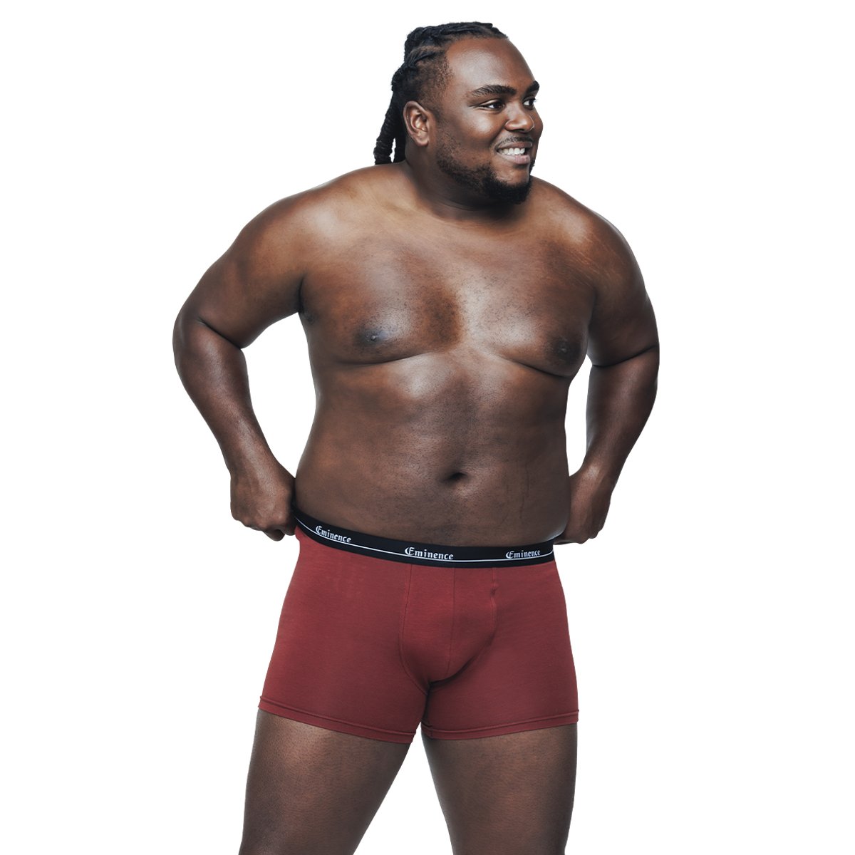 Boxers, lot de 3, grandes tailles, SELECT noir-rouille, EMINENCE