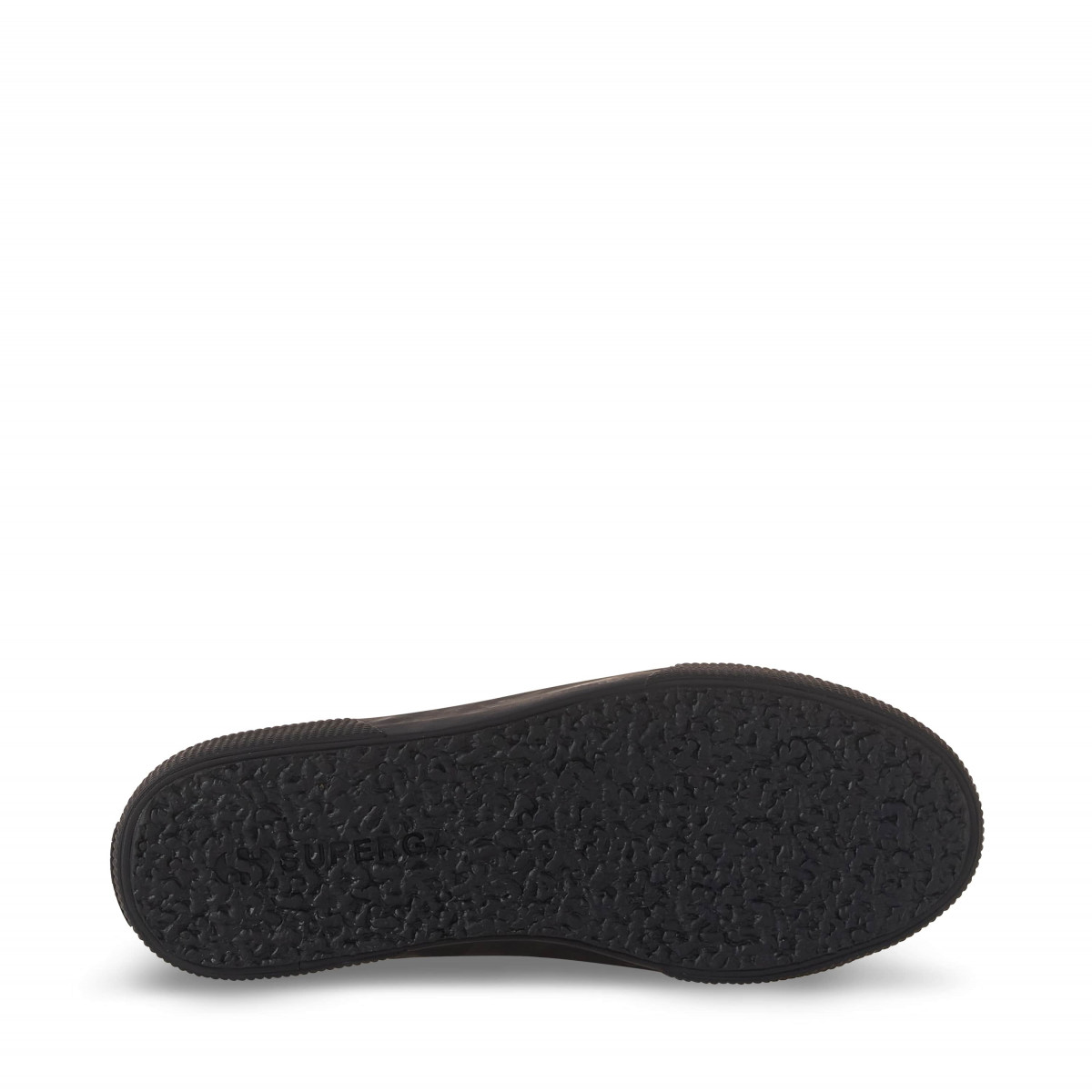 Baskets compensées en toile 2740 , Platform noir, SUPERGA
