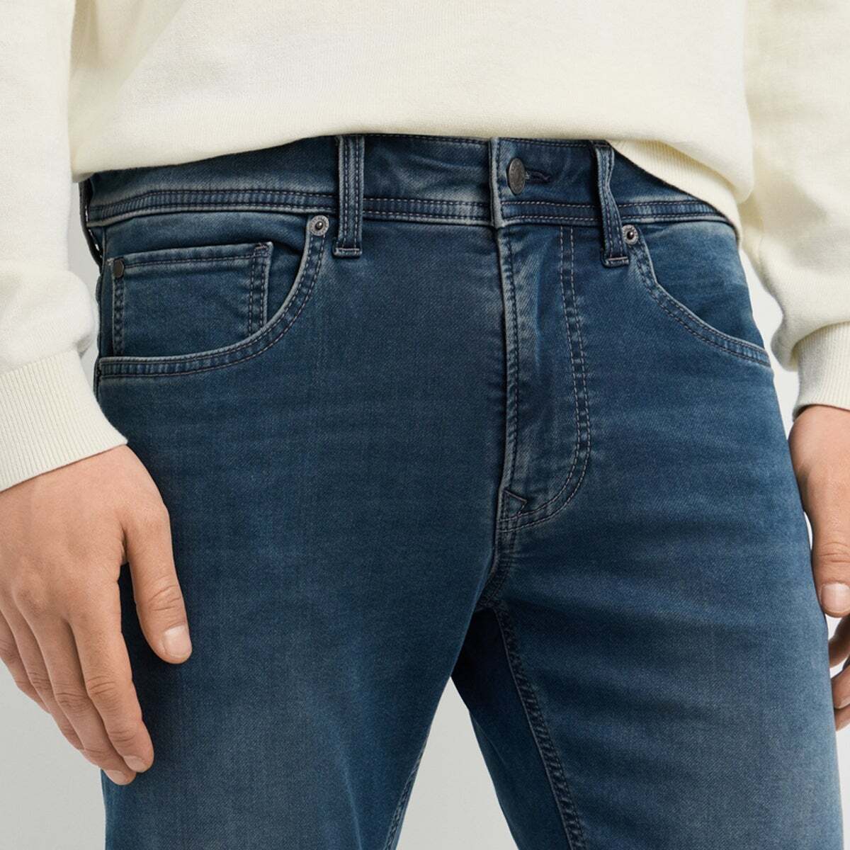 Track - Jean Coupe Slim, Taille Normale bleu authentique gymdigo acier, PEPE JEANS
