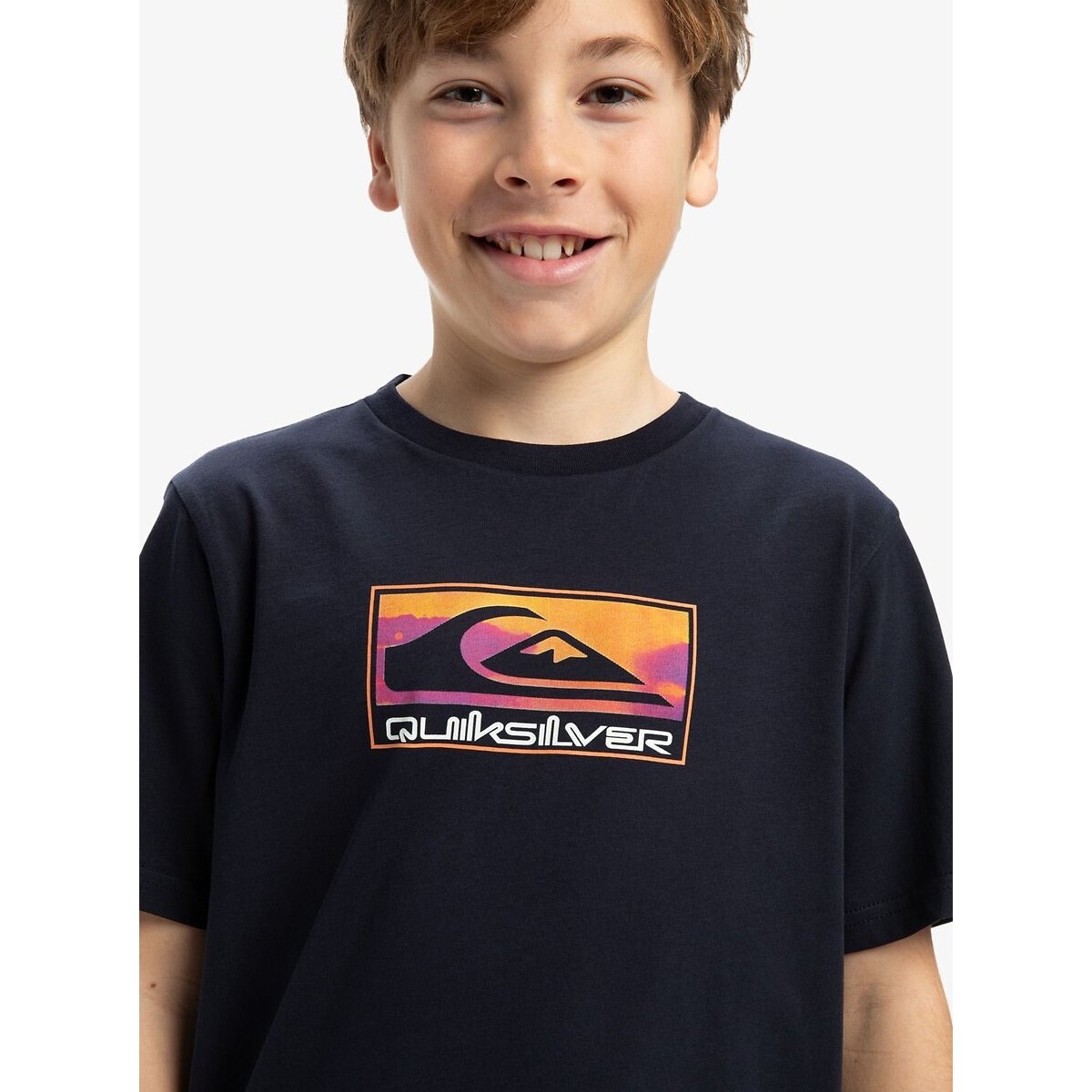 T-shirt manches courtes bleu marine, QUIKSILVER