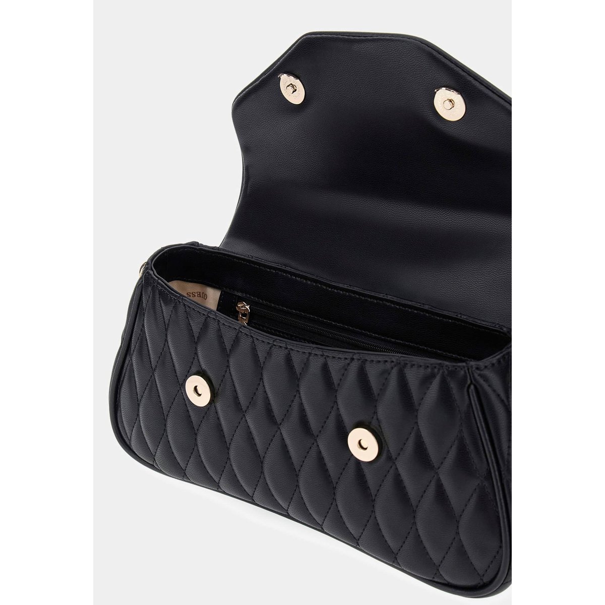 Sac À Main Valla Surpiqué noir, GUESS