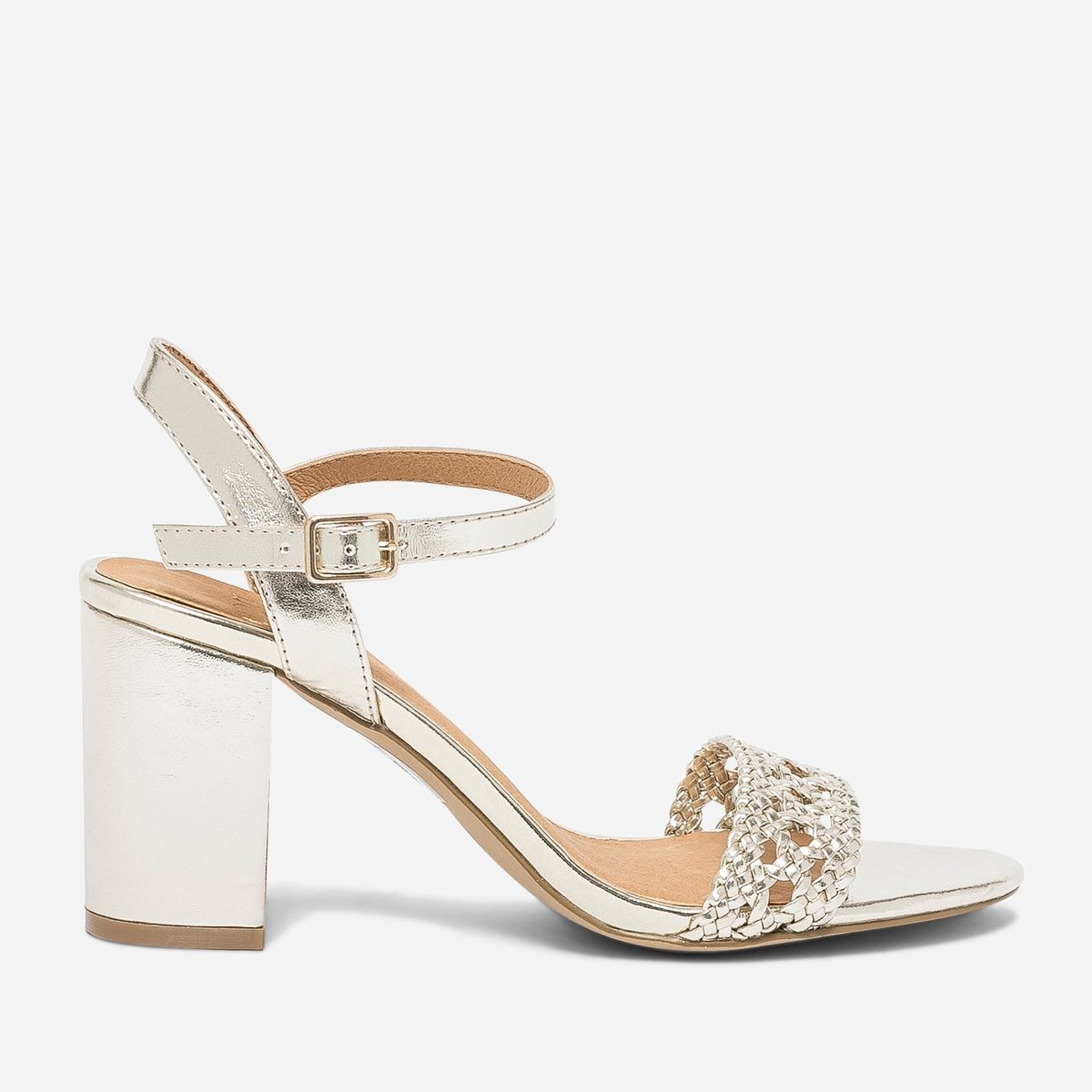 Sandales a talon genevieve Eram La Redoute