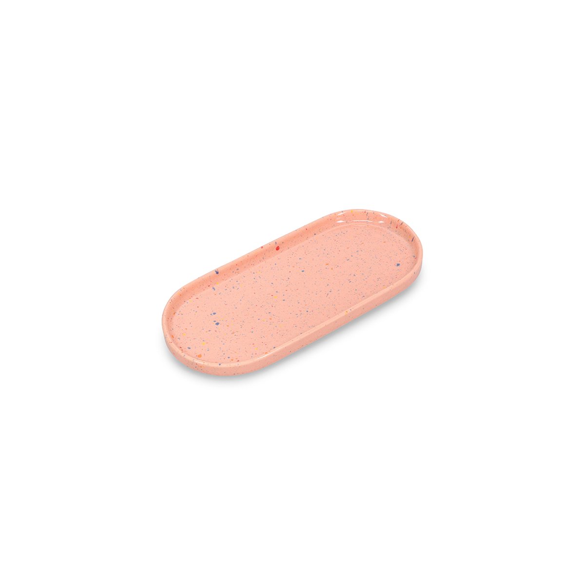 Lot de 4 plat de services FIKA rose, ONA