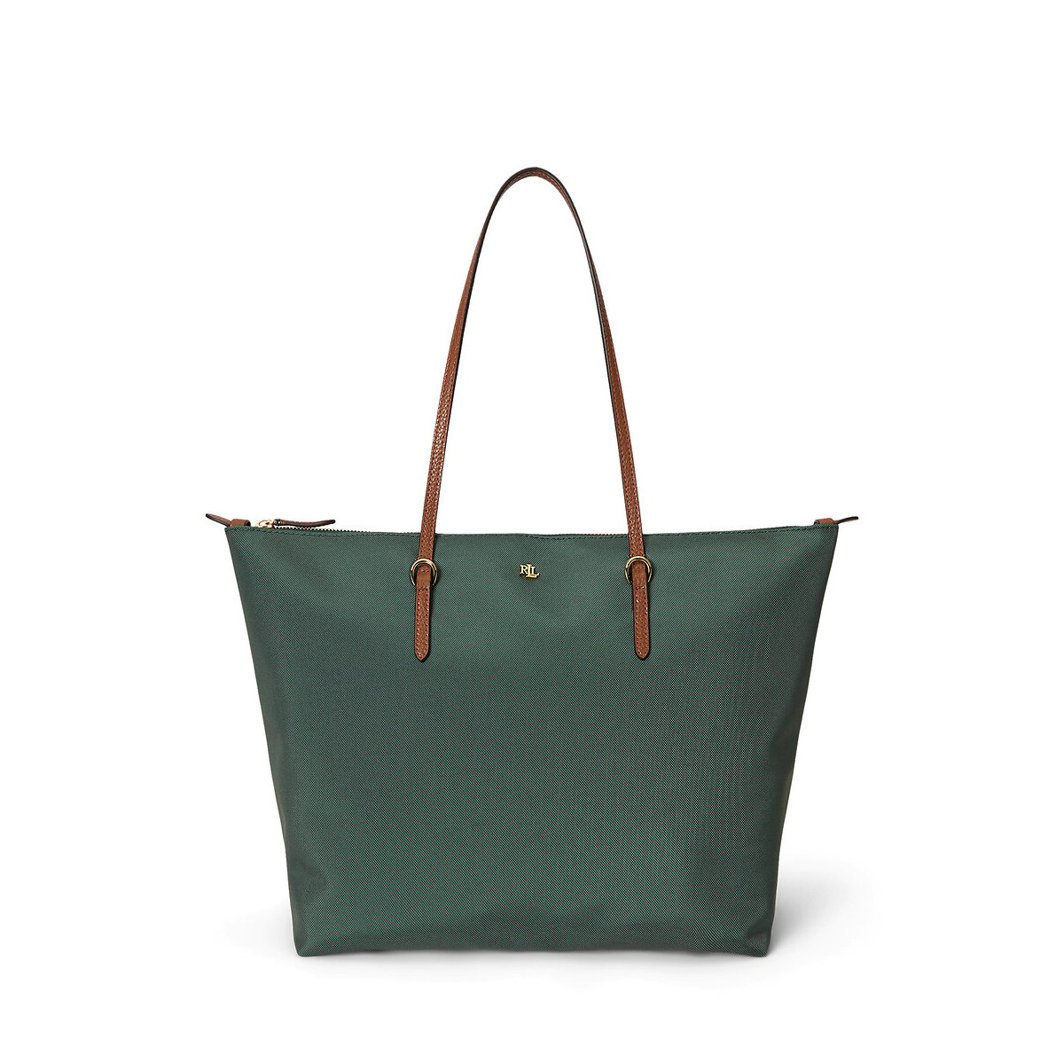 Sac tote large en toile, KEATON vert, LAUREN RALPH LAUREN
