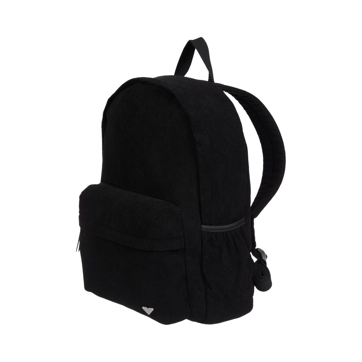Sac à dos taille moyenne en velours côtelé ECHOES CORD 19L. noir anthracite, ROXY