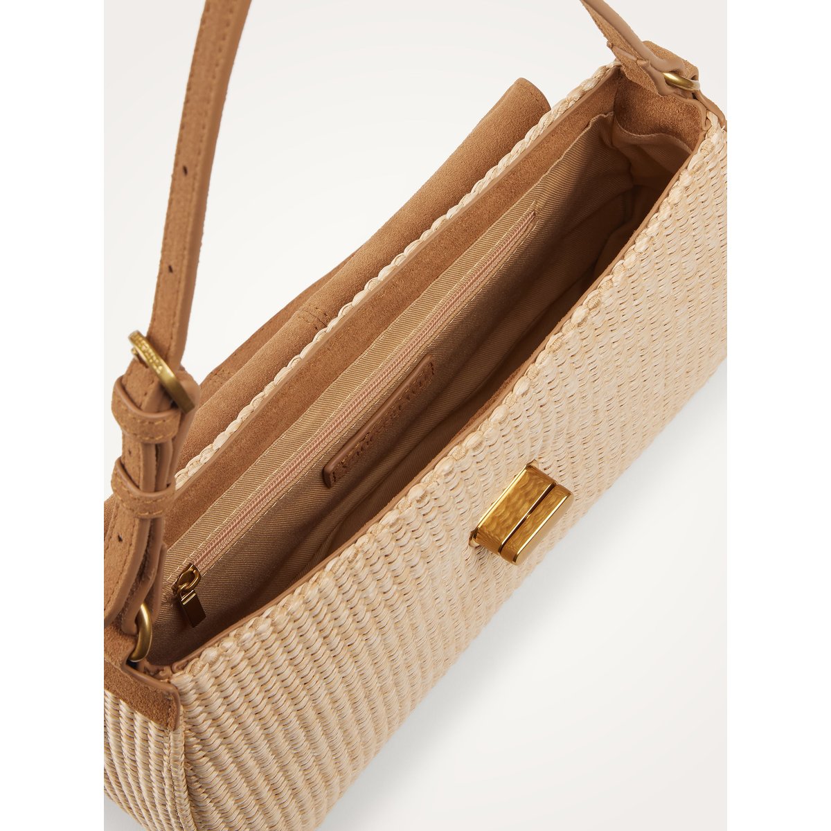 Sac baguette avec anse CARRIE camel, VANESSA WU