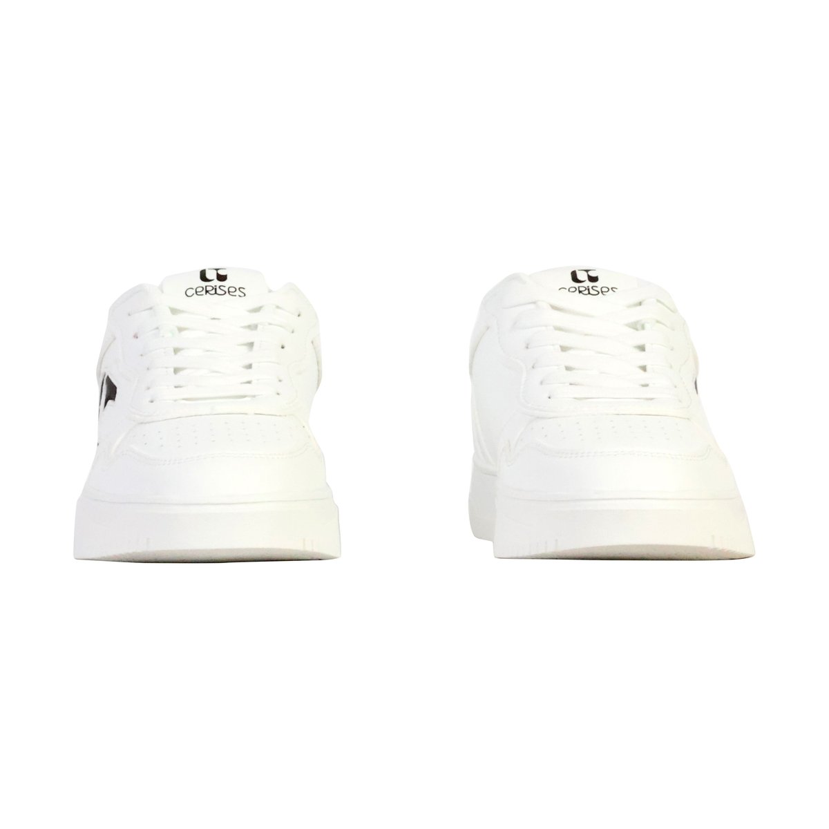 Basket Basse à Lacets Izia blanc noir, LE TEMPS DES CERISES