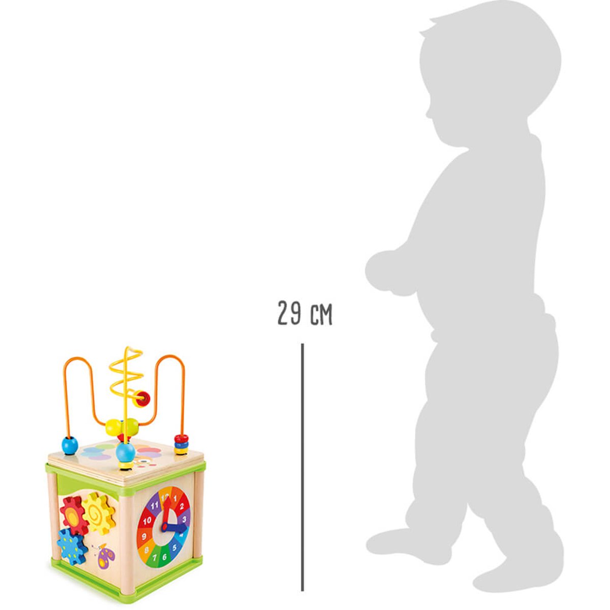 Cube d'activités Insectes beige, SMALL FOOT COMPANY