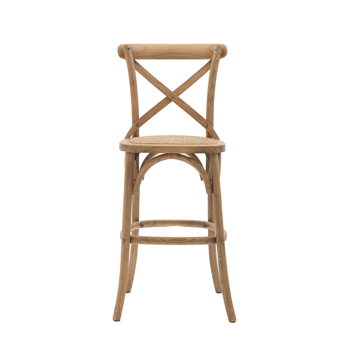 Chaska French Café Counter Stools with Rattan Seat (Set of 2) natural, ÉDITÉ
